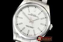 Rolex Oyster Pert. 39mm 114300 904L SS/SS Wht ARF Asia 3132