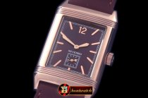 Best Replica Jaeger Le Coultre Reverso Classique RG/LE Brown Num