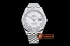 Rolex Datejust II DJ2 41mm Jub Flt SS/SS Silv Wht Roman BP A3235