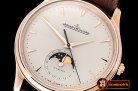 Jaeger Le Coultre Master Ultra Thin Moonphase RG/LE White ZF 1:1 MY9015