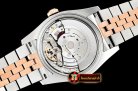 Rolex Datejust Man DJ 36mm Jul Flt 904L RG/SS Blk/Stk ARF A3135 Mod
