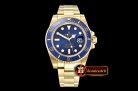 Rolex Submariner 116618LN YG/YG Blue KSF Asia 2836