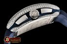 Franck Muller Vanguard Chronograph 44mm Diams SS/LE/RU Blue Asia 7750