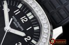 Patak Philippe Aquanaut Midsize 5069A Diams SS/RU Black MY9015 Mod