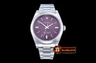 Rolex Oyster Pert. 39mm 114300 SS/SS Red Grape JF A3132 Mod