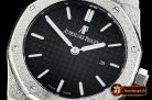 AP0530D - AP Royal Oak 33mm Frosted SS/SS Black JHF V2 Swiss Qtz