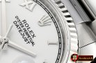 Rolex Datejust Man DJ 36mm Oyst Fluted SS/SS Wht Roman ARF A3135