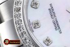 Replica Rolex DateJust Mens 36mm SS/SS Wht MOP Diam BP Asia 2836