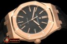 AP0306B - Royal Oak 15400 RG/LE Black AP 3120