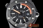 Audemars Piguet Royal Oak Diver 15707 CER/RU Black JF Ult 1:1 MY9015 Mod