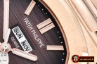 Patek Philippe Nautilus GMT MoonPhase RG/RG Brown Asia 23J Calen