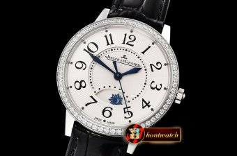 Jaeger Le Coultre Master Ultra Thin Moon Ladies SS/LE White ZF MY9015 Mod