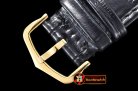 Replica Cartier Ronde Louis Cartier No Date YG/LE Diams White As