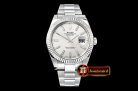 Rolex Datejust II DJ2 41mm Oyst Flt 904L SS/SS Silver/Stk ARF Asia 2824