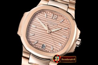 Patek Philippe Nautilus 33mm RG/RG Rose Gold PF Miyota 9015