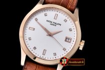 PP0241F - Calatrava Ref.5298 RG/LE White Diams MY9015 Mod
