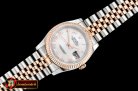 Rolex Datejust Man DJ 36mm Jub Flt RG/SS White MOP Roman BP A313