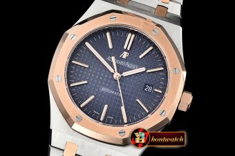 Audemars Piguet Royal Oak 15400 RG/SS Blue OMF 1:1 MY9015 Mod 3120
