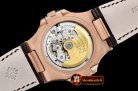 Patek Philippe Nautilus Mens 40mm Diams RG/LE White Sticks V2 MY9015