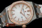 AP0305A - Royal Oak Ladies SS/RG White S-Qtz