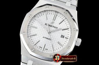 Audemars Piguet Royal Oak 15400 SS/SS White OMF 1:1 MY9015 Mod 3120