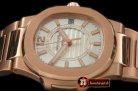 PP0178A - Nautilus 7010 Midsize 32mm Full RG White - Swiss Qtz