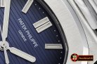 Patek Philippe Nautilus Mens 40mm SS/SS Blue Sticks PF Miyota 90