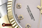 Rolex Datejust DJ 36mm Oyst Flt YG/SS Light Grey Diams BP A3135