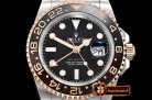 Rolex GMT Master II 116713LN RG/SS Black EWF Asia 2836
