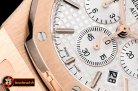 Audemars Piguet Royal Oak Chronograph 26331ST RG/RG F.Wht OMF A7750