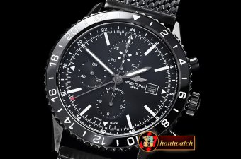 Breitling Chronoliner 46mm GMT PVD/PVD Black Asia 7750