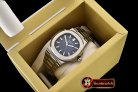 Patek Philippe Nautilus Jumbo 5711 SS/SS Blue/Stk PPF MY9015 Mod