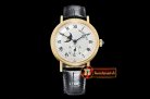 BRE083B - Classique MoonPhase Ref.3300 Diam YG/LE Wht MY9015 Mod