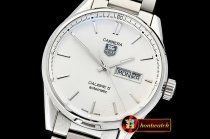 Tag Heuer Carrera Calibre 5 Automatic SS/SS White ANF Asia 2824