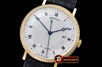 Breguet Classique Ref.5177 Diams YG/LE White A2892 Mod