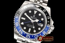 Rolex GMT II 126710BLNR Jub 904L SS/SS GMF Asia 3186 CHS