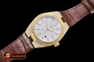 VACH. CONSTANTINE Overseas Ref.47074 YG/LE White MY8215 Mod Cal5