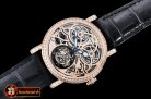 Franck Muller Giga Tourbillon Ronde Squelette Diams RG/LE Rose Tourb