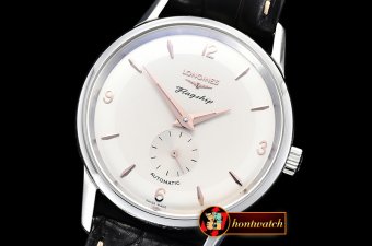 Longines Flagship Heritage 60th Annv SS/LE Wht WF MY9015