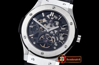 HUB0334 - Classic Fusion 45mm Tourbillon SS/LE Black Asian Auto