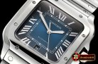 Cartier Santos De Cartier 2018 Mens XL SS/SS Blue GF MY9015