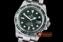 ROLSUB0171 - 116610LV Green Noob V6s SS Sub Asia 2836