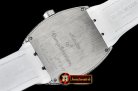 Franck Muller Vanguard Mens V45 Diams SS/LE/RU Silver Wht ABF A2824