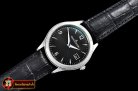 Jaeger Le Coultre Master Grande Ultra Thin 1548420 SS/LE Black ZF Asia 23J