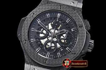 Hublot Aero Big Bang Carbon CF/RU Dark Skeletonal A7750 Mod