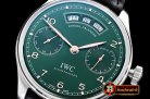 IWC Portugieser Annual Cal. IW503502 SS/LE Grn/Rose A52850