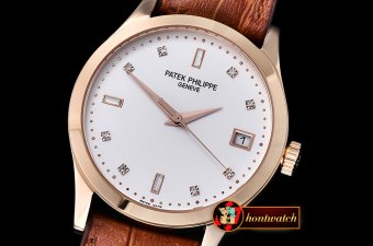 PP0241F - Calatrava Ref.5298 RG/LE White Diams MY9015 Mod