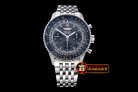 Replica Breitling Navitimer SS/SS Grey/Black Asia 7750 Mod