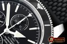 Breitling SuperOcean Heritage II Chrono SS/RU Black OMF A7750