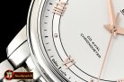Omega De Ville Prestige Mens SS/SS White/Rose TWF Asia 2824